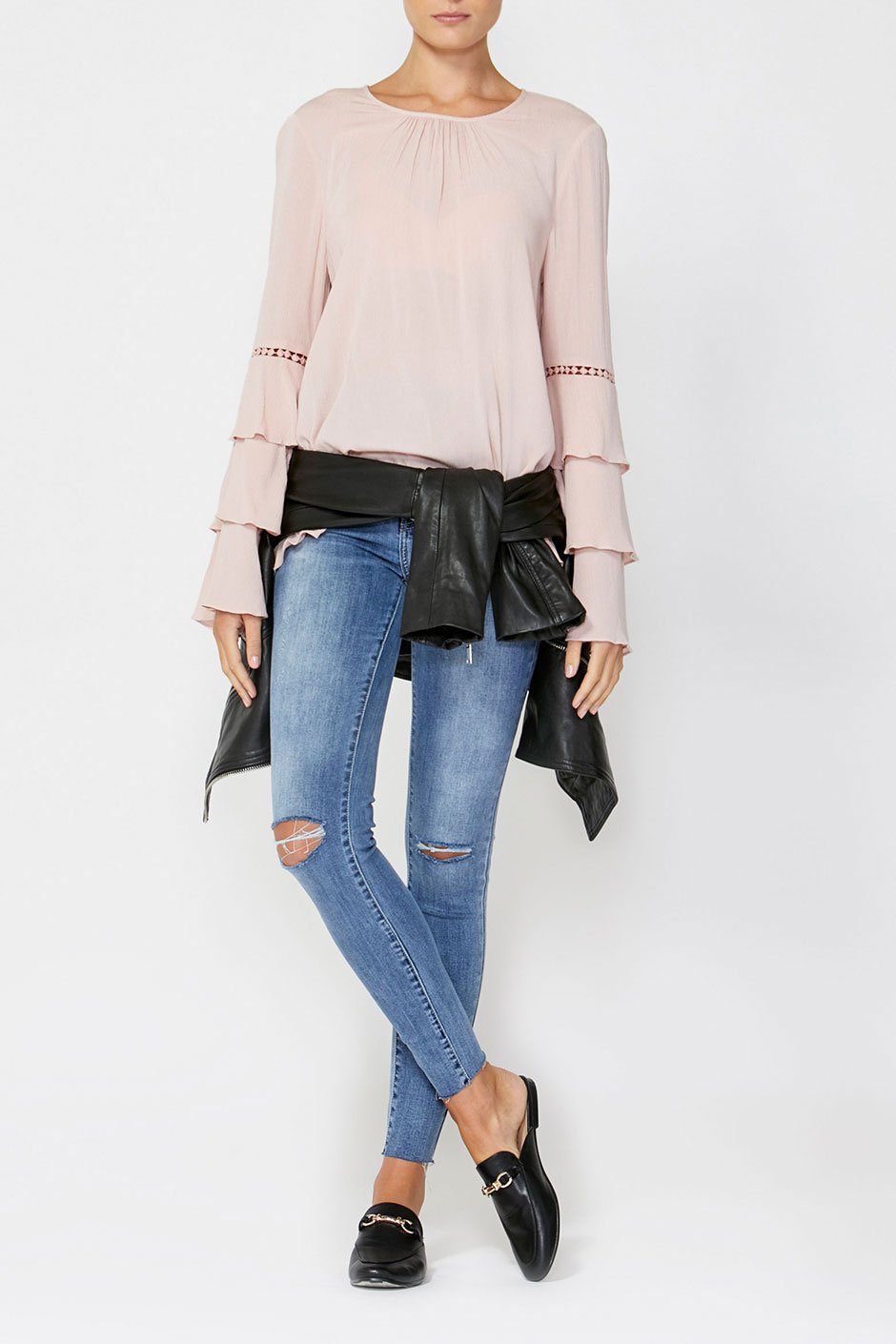 [TEST] Mia Layered Ruffle Sleeve Top