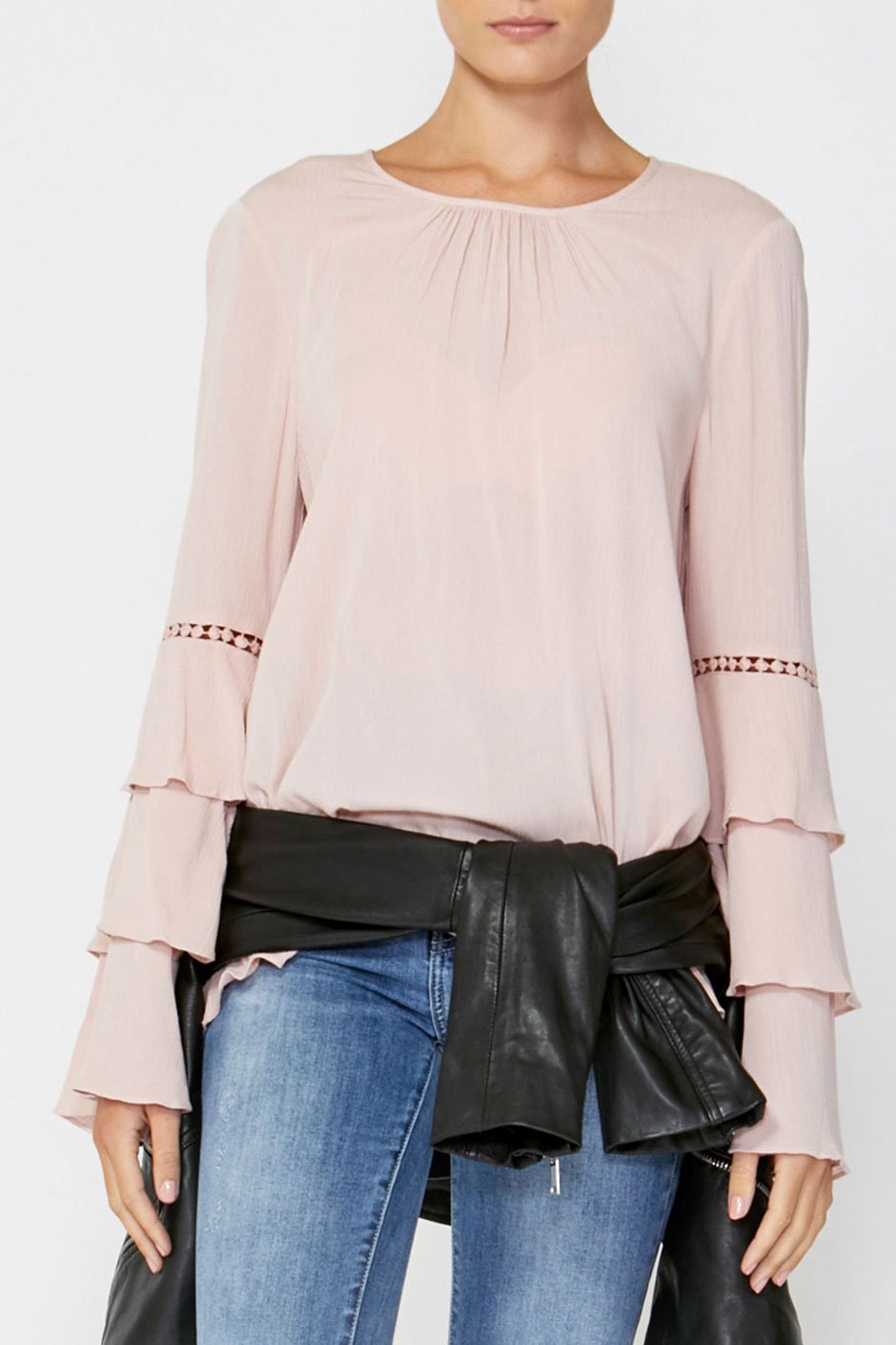 [TEST] Mia Layered Ruffle Sleeve Top