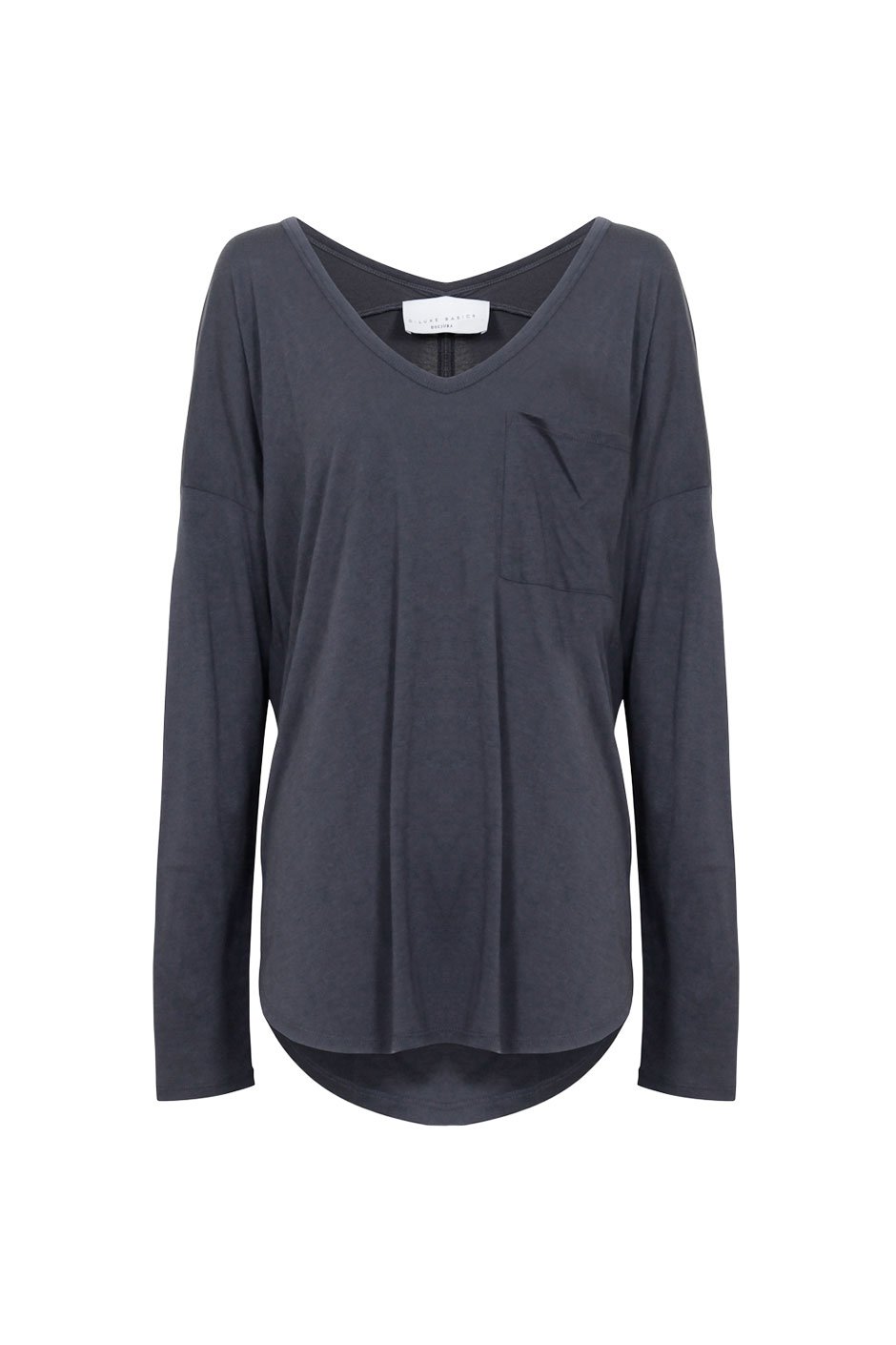 [TEST] Luxe Long Sleeve Boyfriend Tee