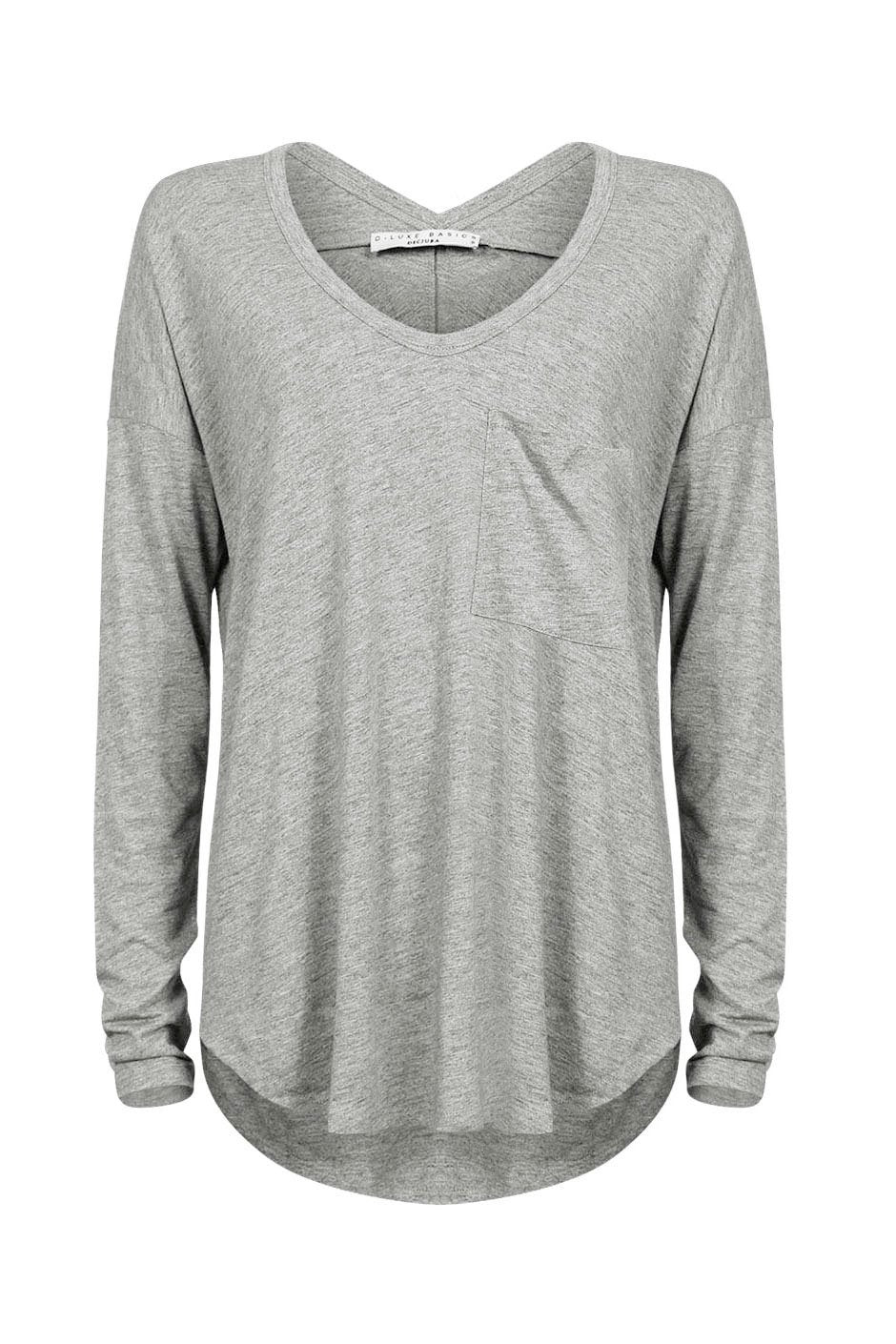 [TEST] Luxe Long Sleeve Boyfriend Tee