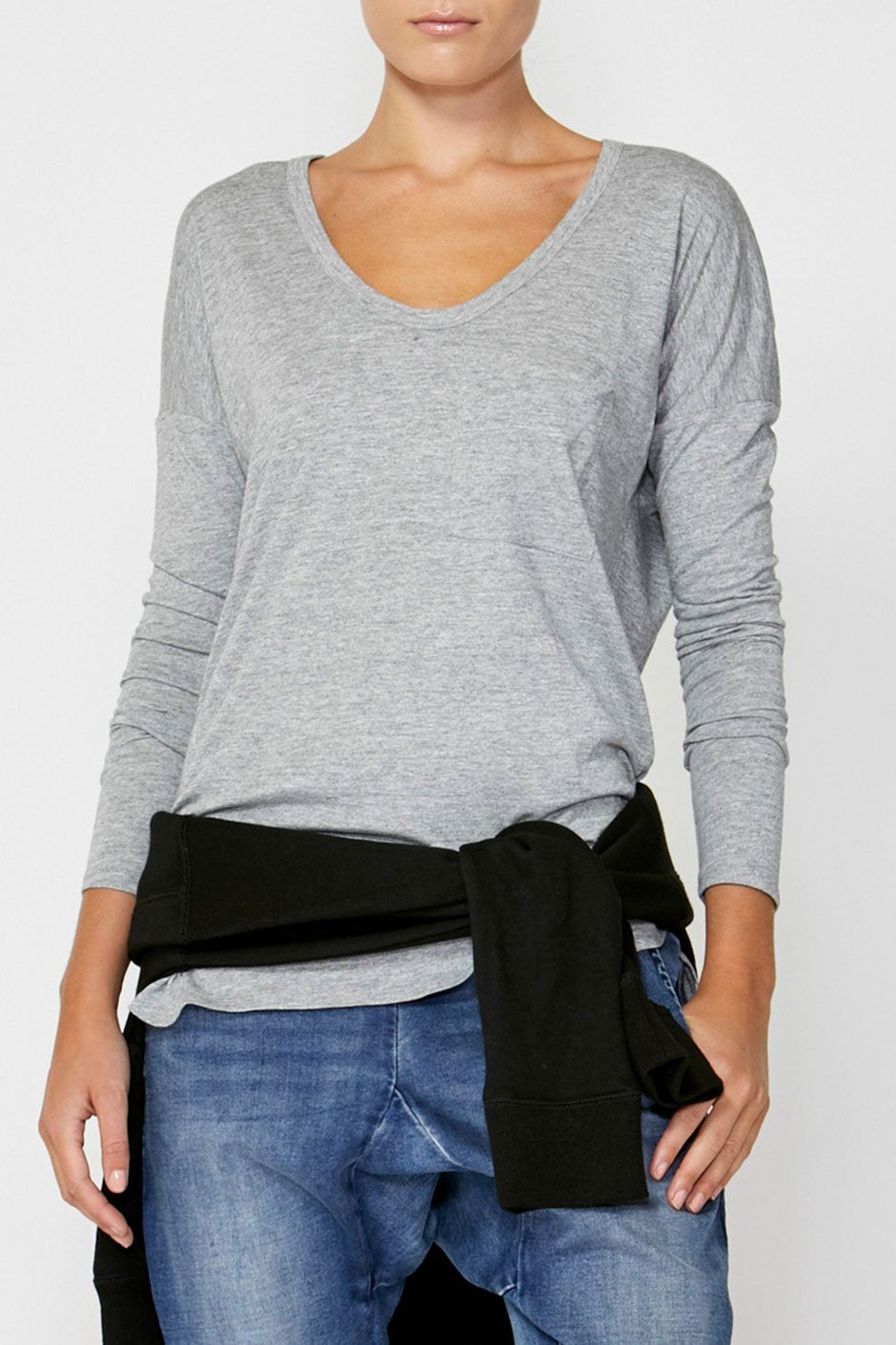 [TEST] Luxe Long Sleeve Boyfriend Tee