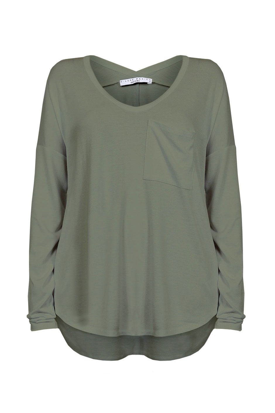 [TEST] Luxe Long Sleeve Boyfriend Tee