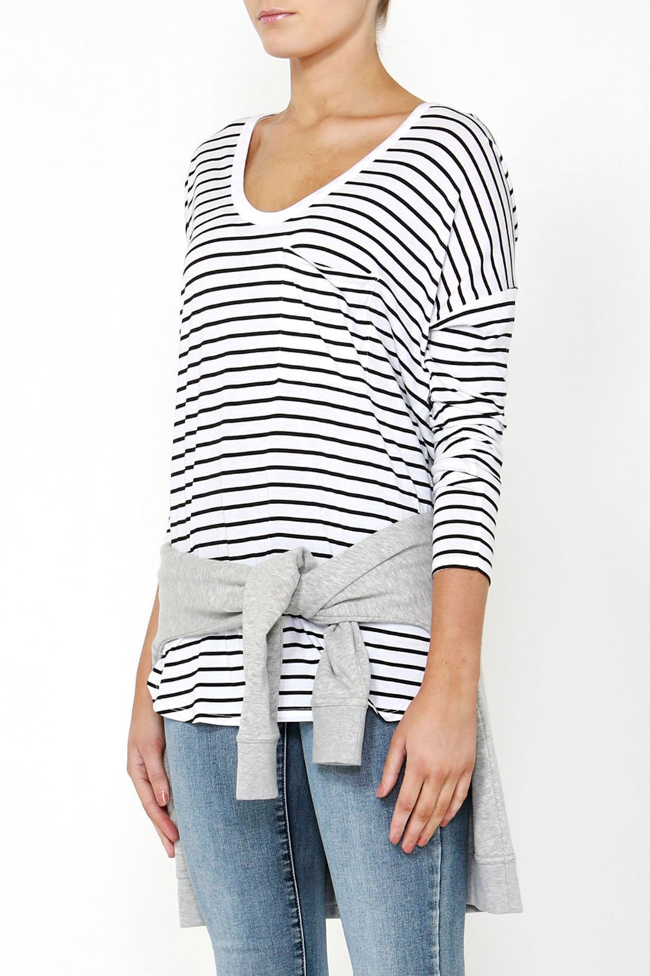 [TEST] Luxe Long Sleeve Boyfriend Tee