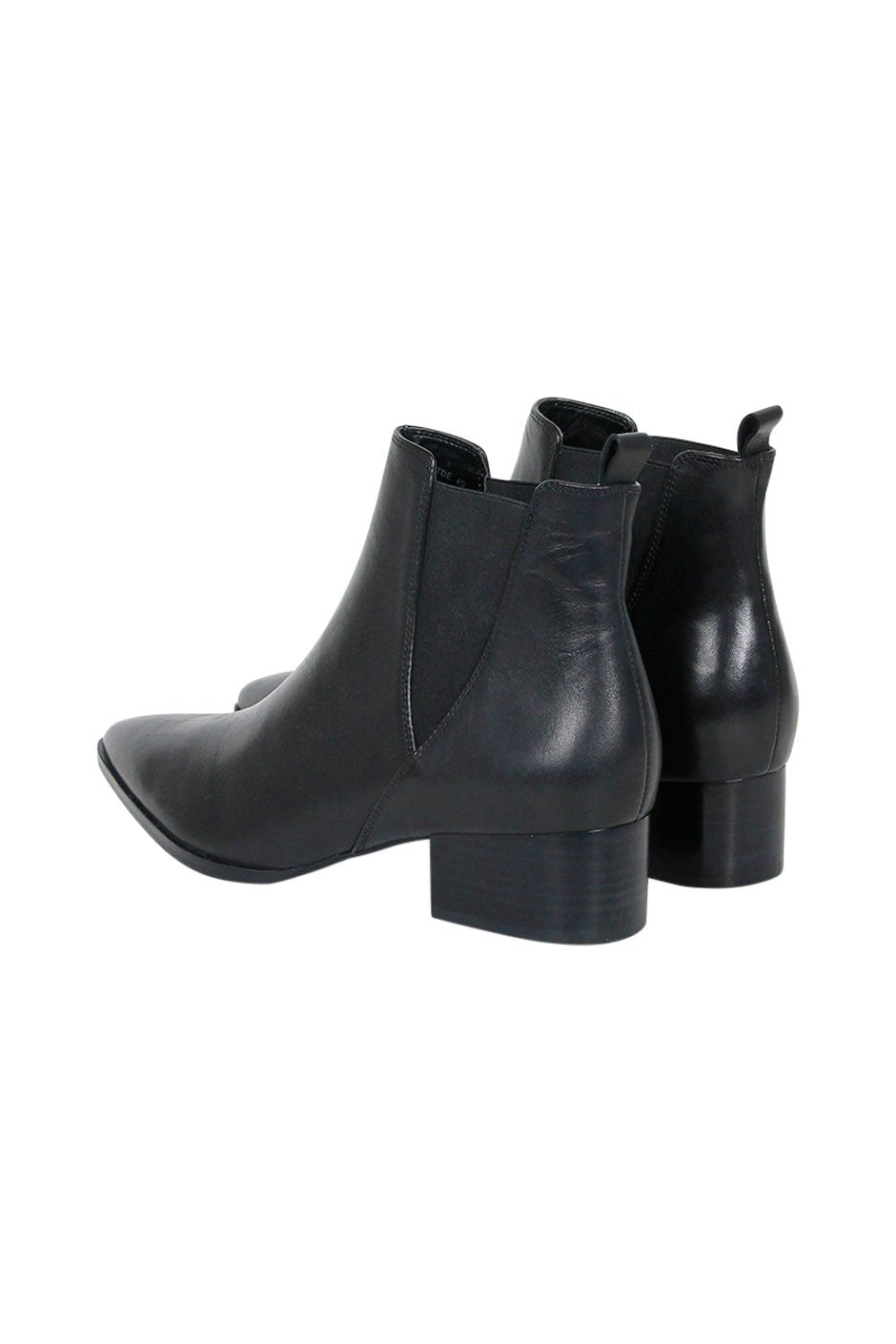 [TEST] Leather Mid Heel Boot