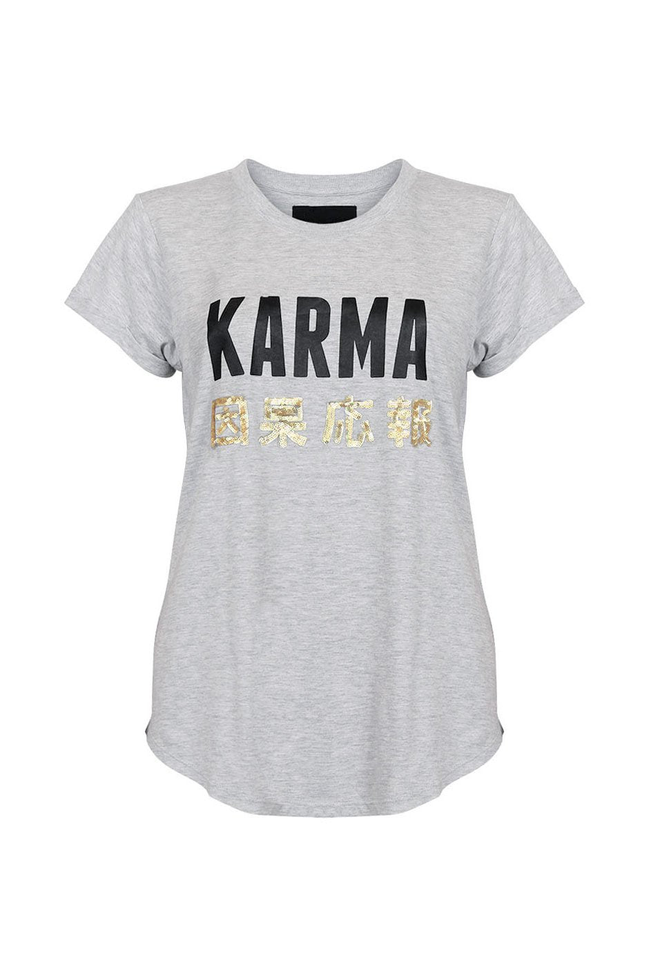 [TEST] Karma Sequin Text Tee