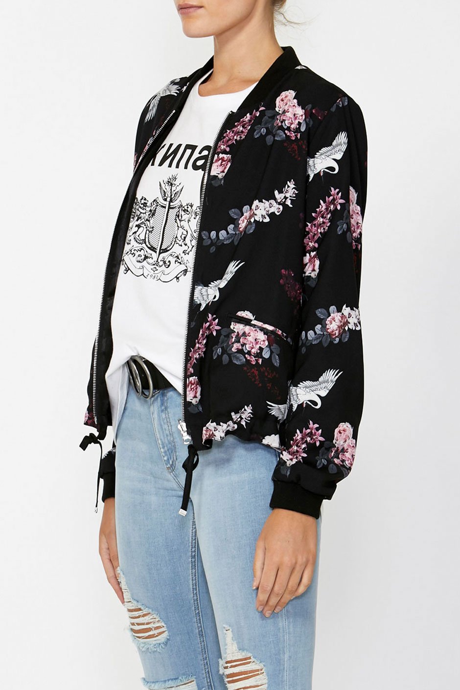 [TEST] Kathryn Printed Bomber