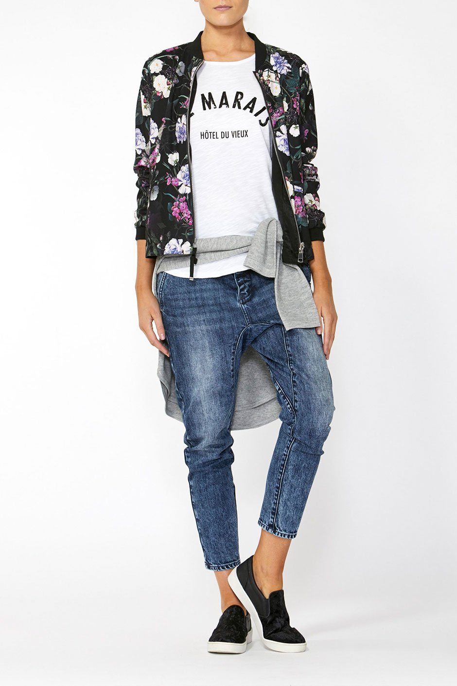 [TEST] Kathryn Printed Bomber