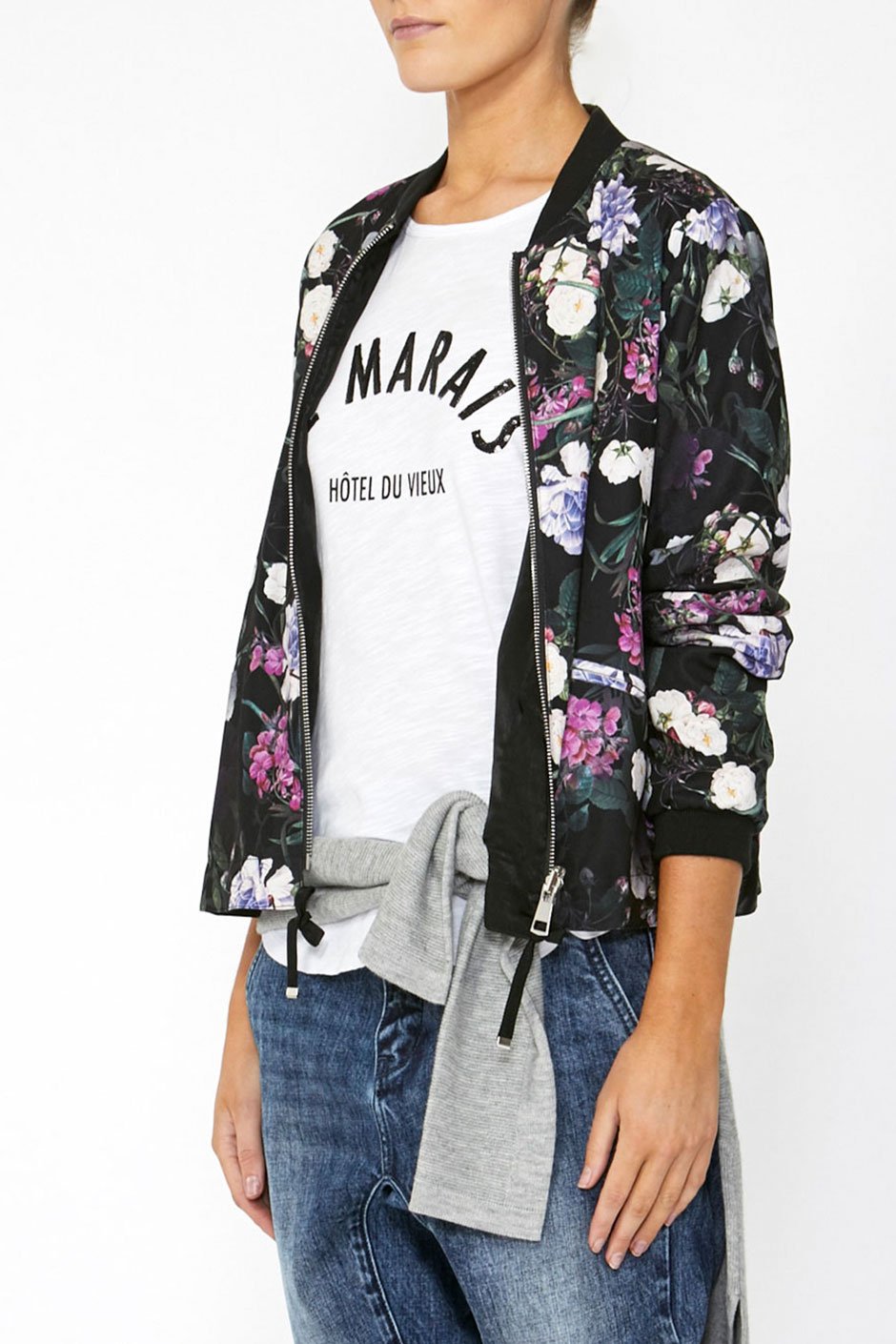 [TEST] Kathryn Printed Bomber