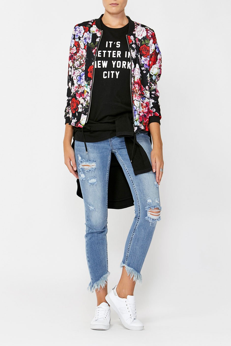 [TEST] Kathryn Printed Bomber