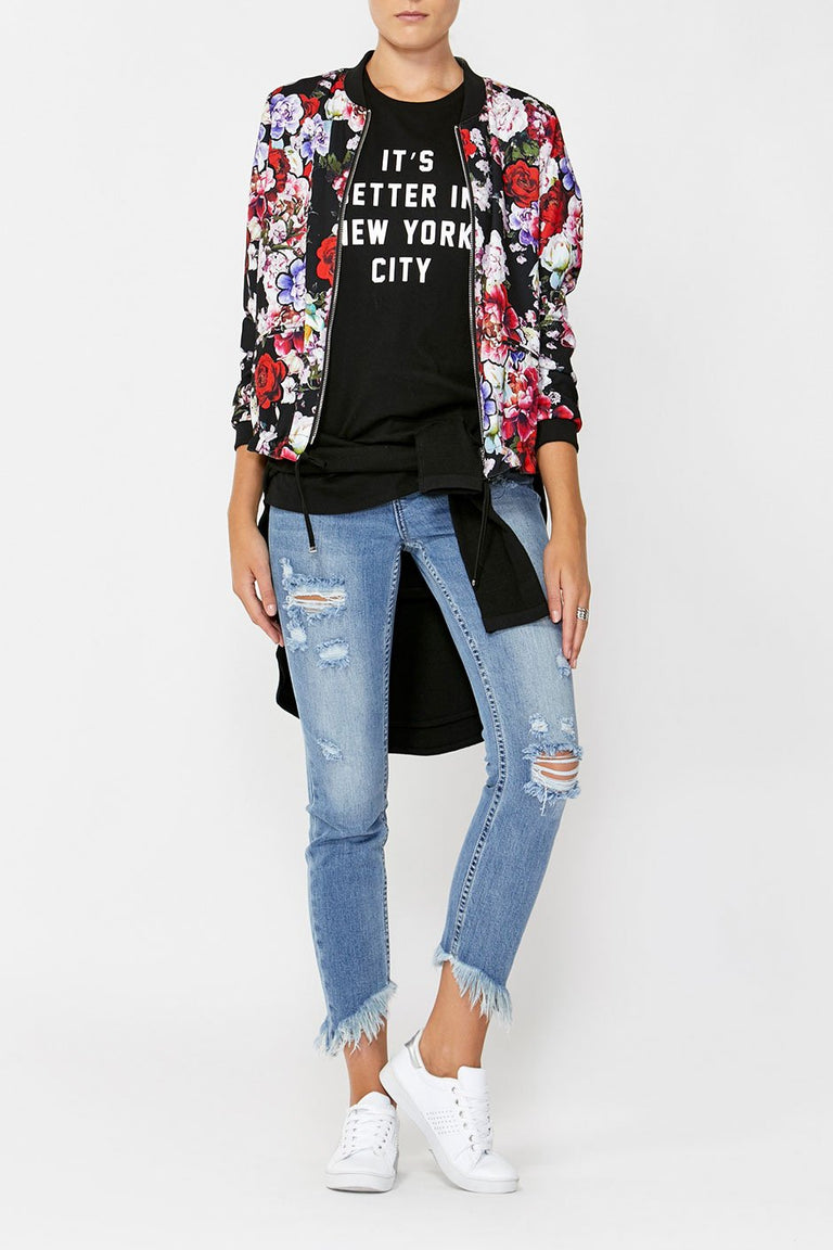 [TEST] Kathryn Printed Bomber