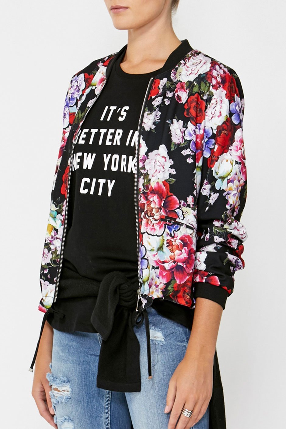 [TEST] Kathryn Printed Bomber