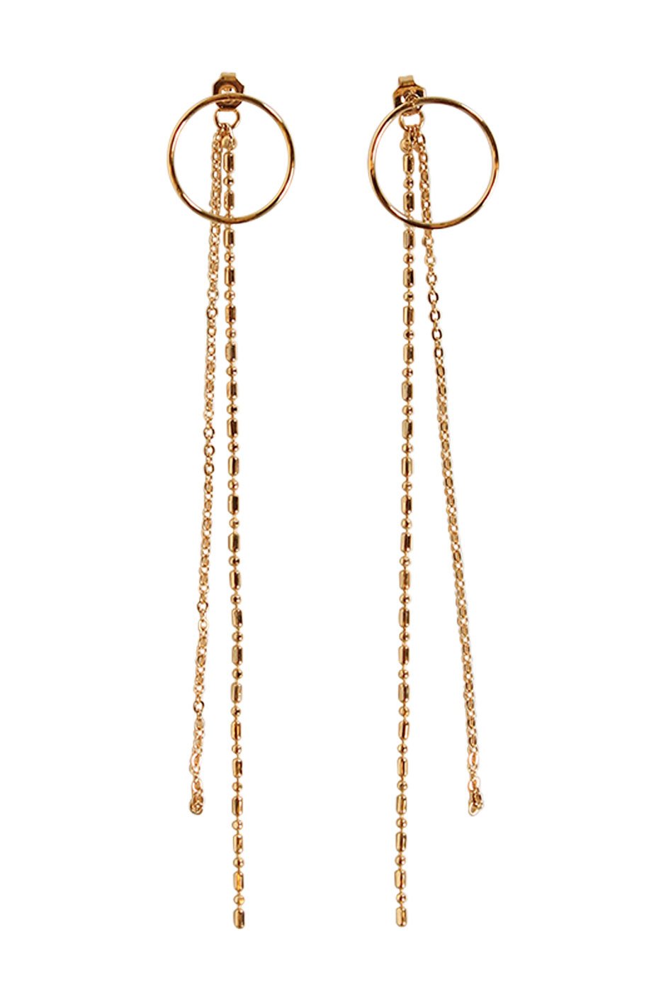 [TEST] Fancy Chain Circle Earring