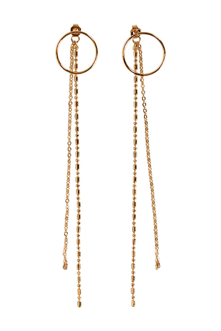 [TEST] Fancy Chain Circle Earring