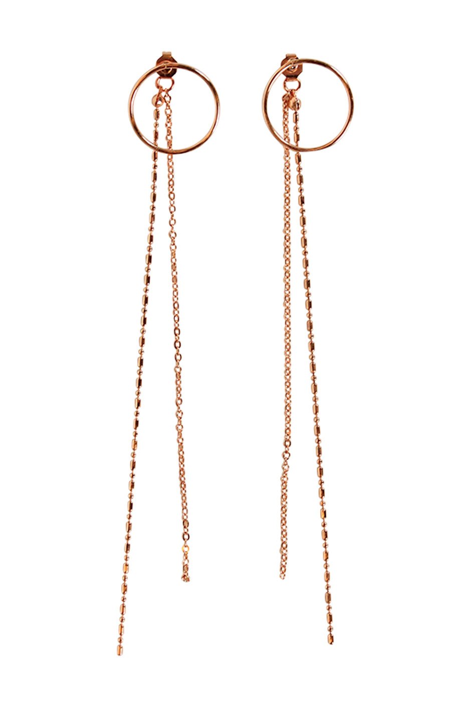 [TEST] Fancy Chain Circle Earring
