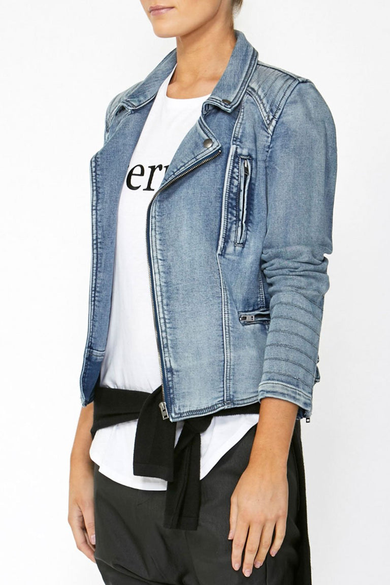 [TEST] Lina Biker Denim Jacket