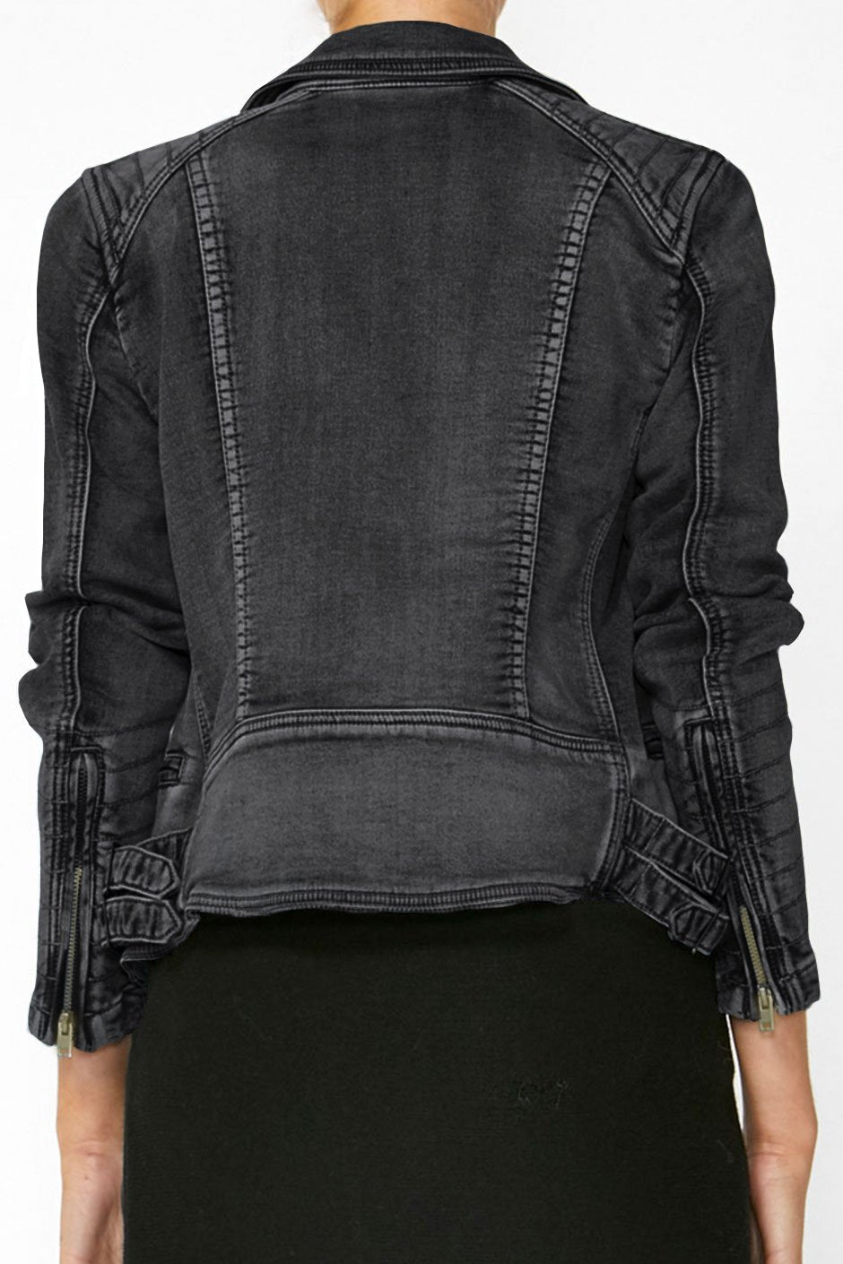 [TEST] Lina Biker Denim Jacket