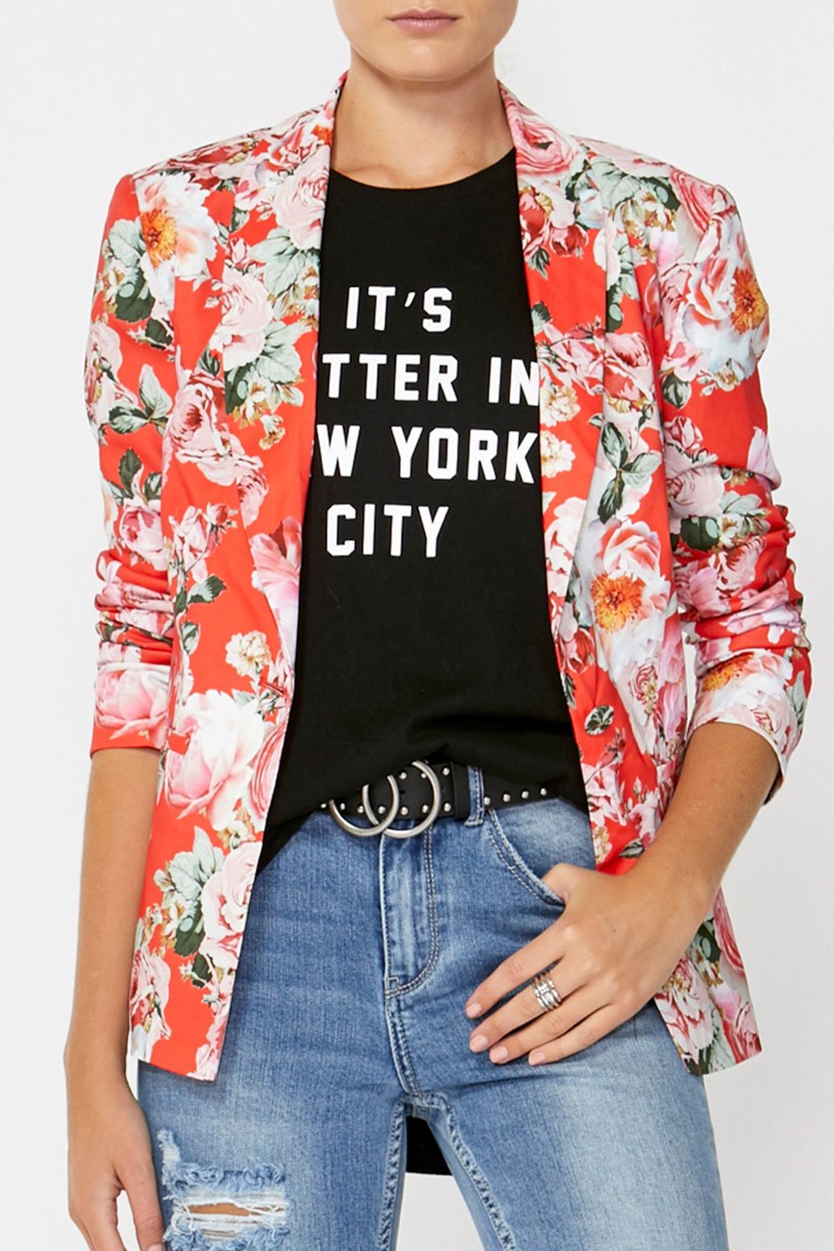 [TEST] Sylvia Printed Blazer