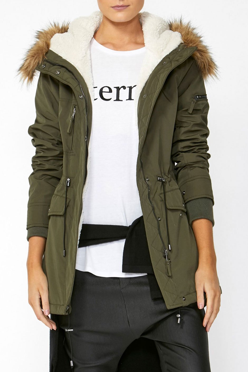 [TEST] Maddie Faux Fur Lined Jacket