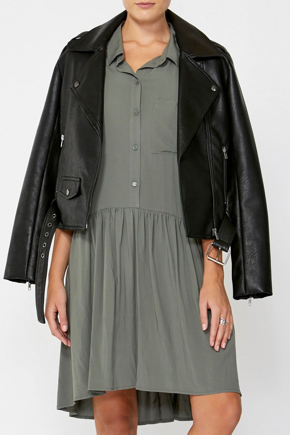 [TEST] Annie Drop Waist Shirt Dress
