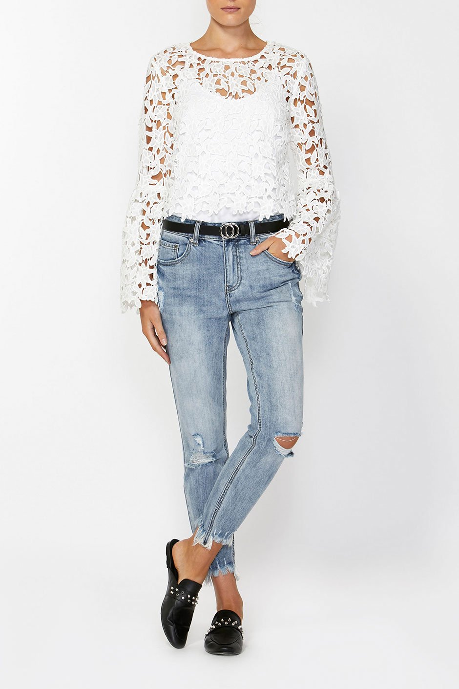 [TEST] Karla Lace Statement Top