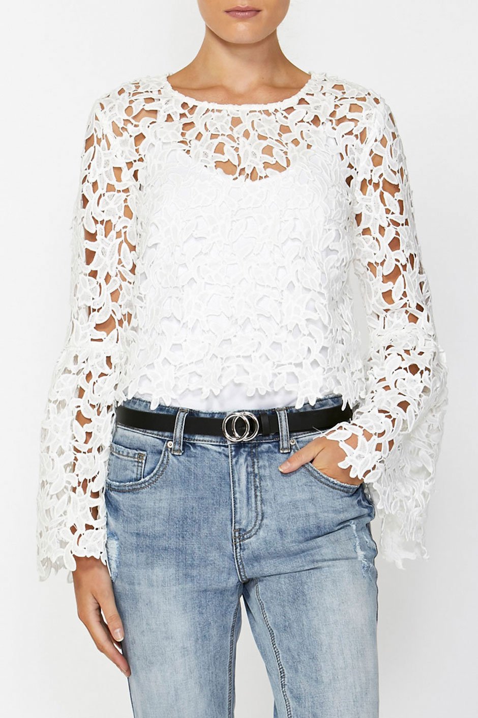 [TEST] Karla Lace Statement Top