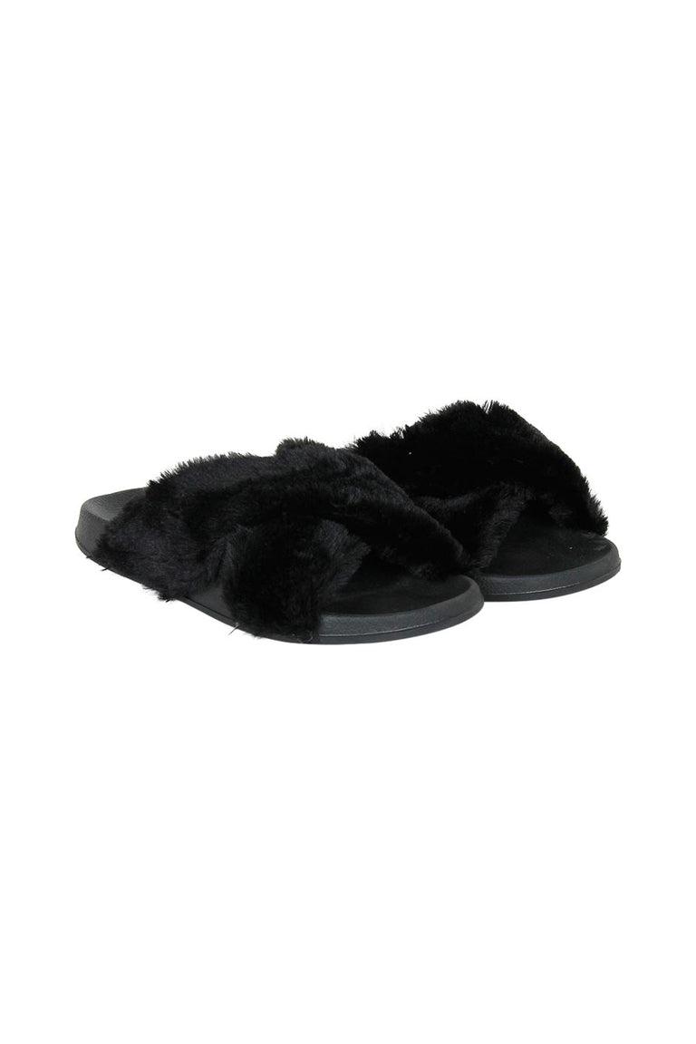 [TEST] Faux Fur Crossover Slide