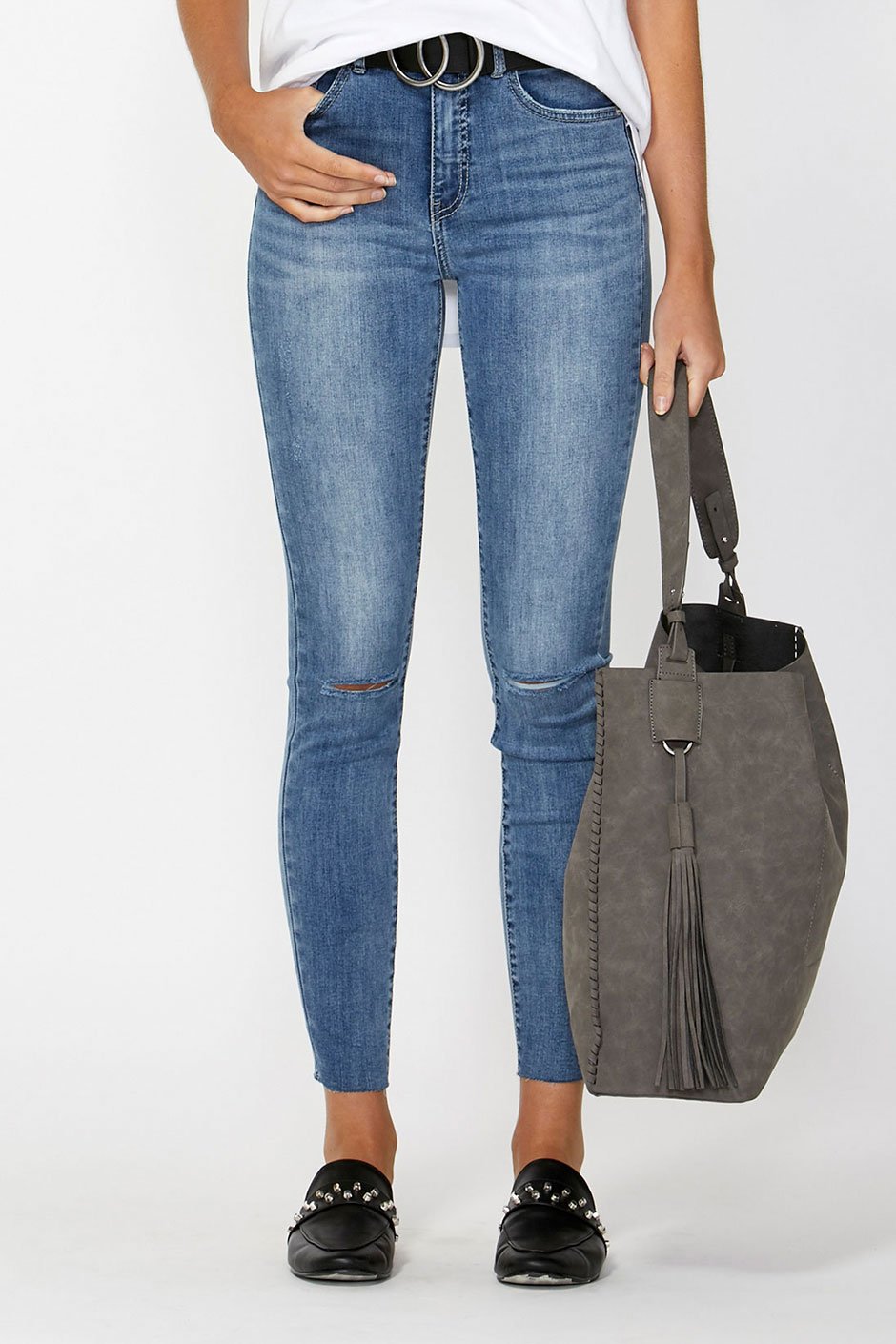 [TEST] Tassel Slouchy Tote Bag