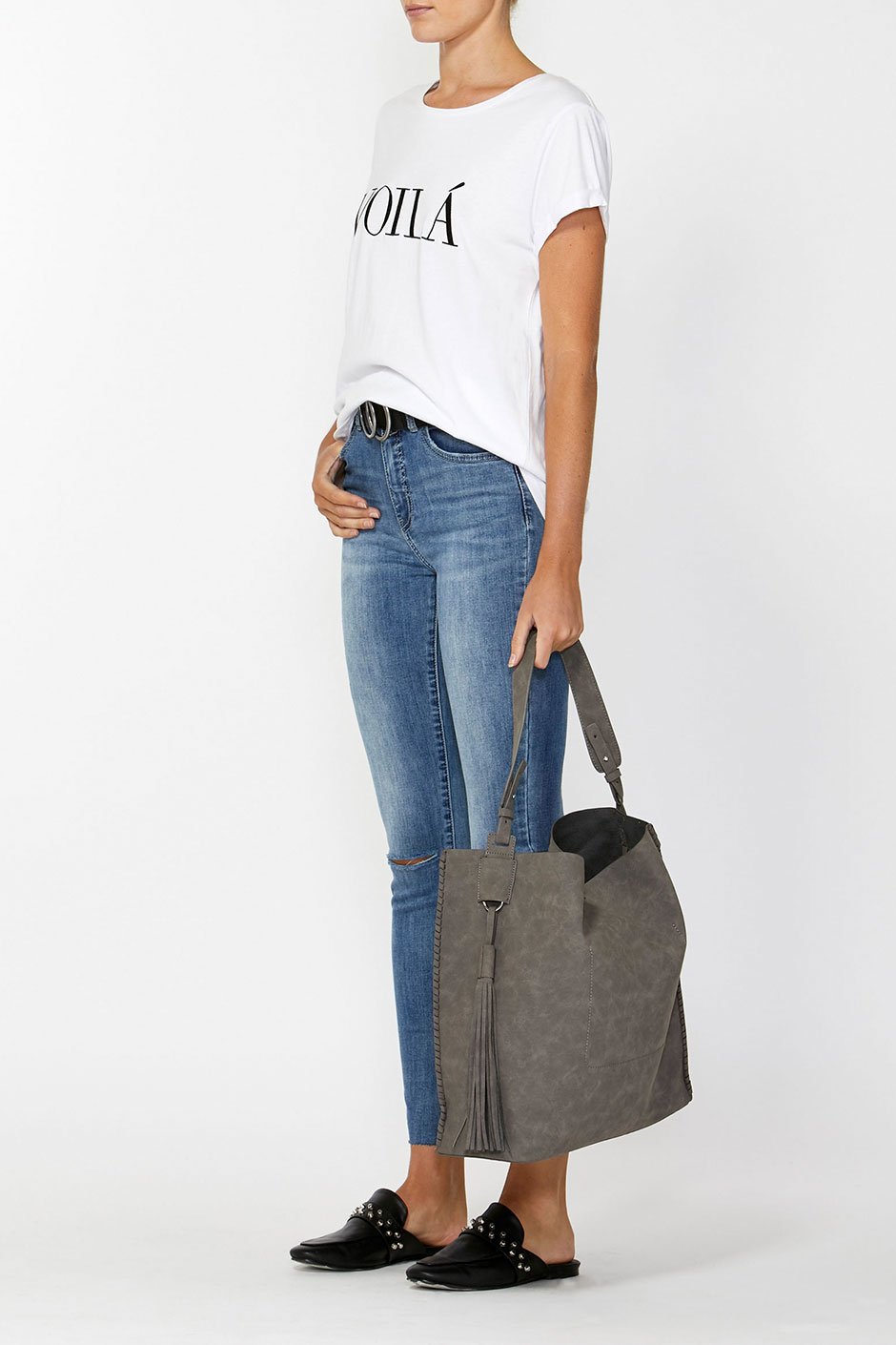 [TEST] Tassel Slouchy Tote Bag