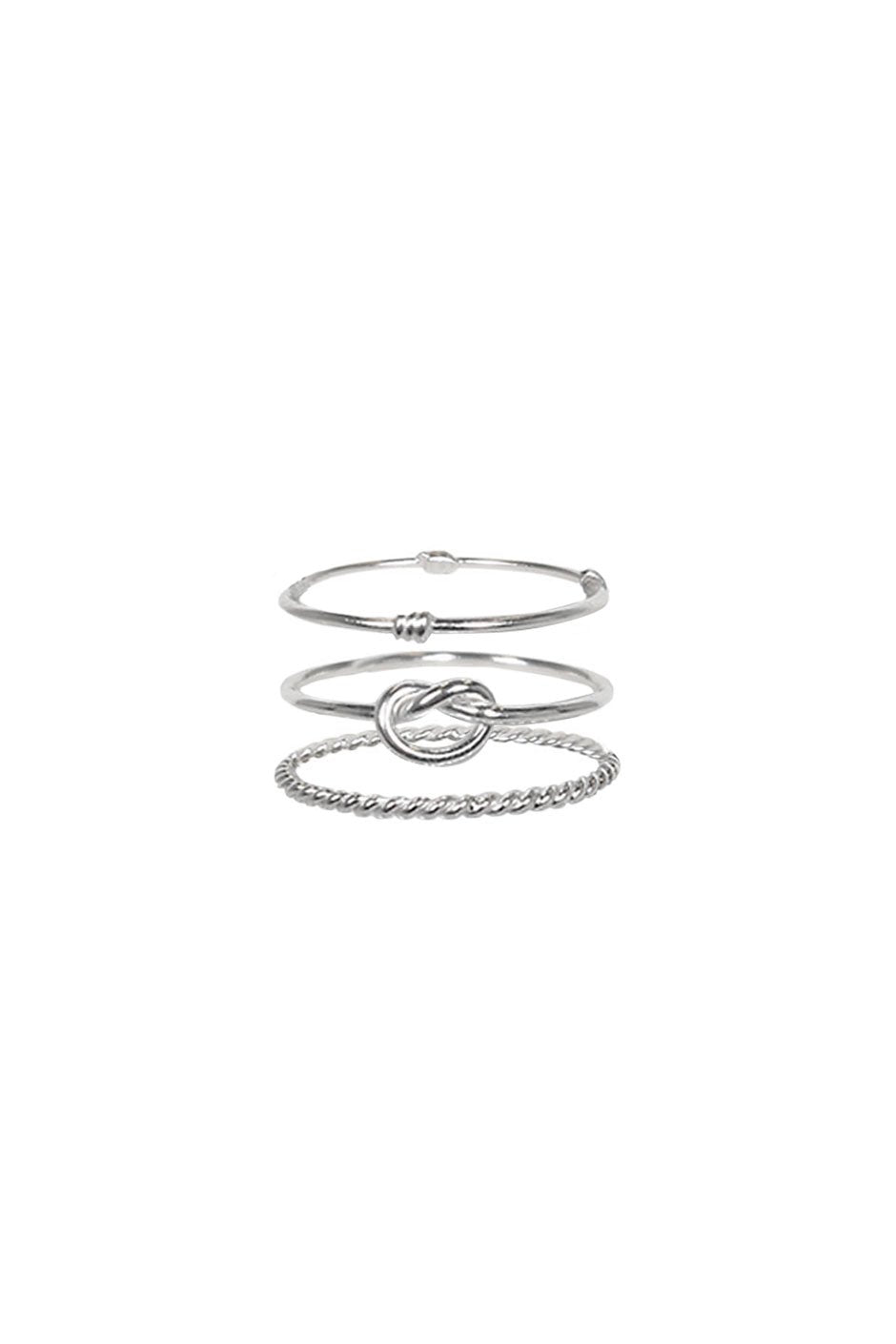 [TEST] Sterling Silver Knot Rings