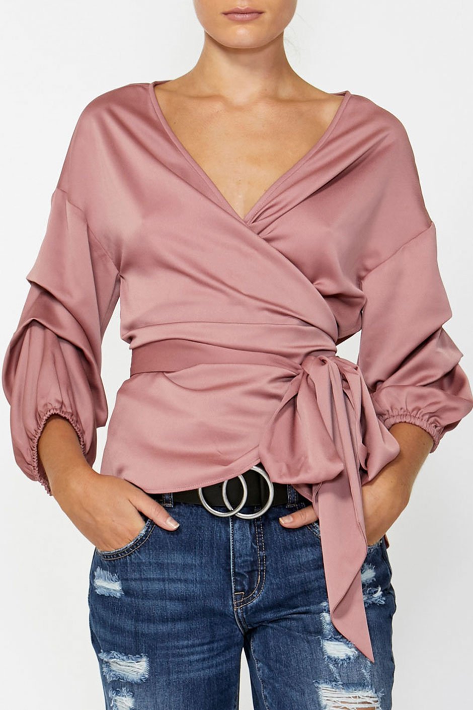 [TEST] Marlie Wrap Blouse