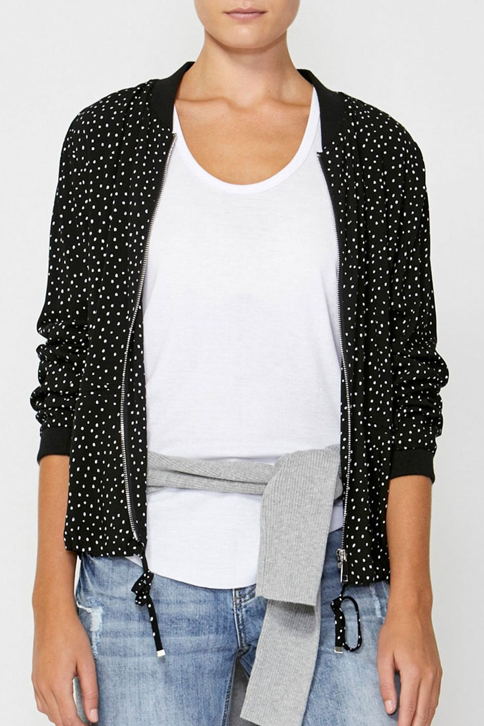 [TEST] Michaela Printed Bomber