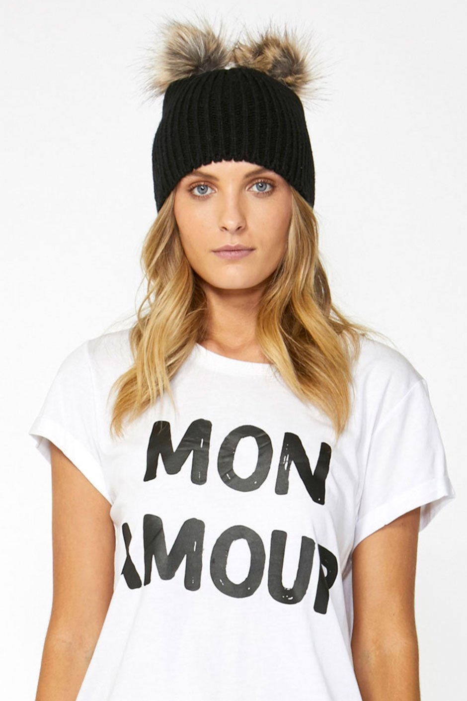 [TEST] Double Pom Pom Beanie