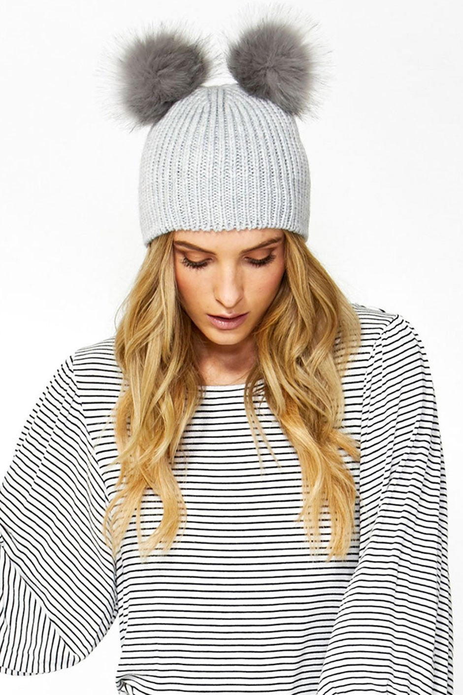[TEST] Double Pom Pom Beanie