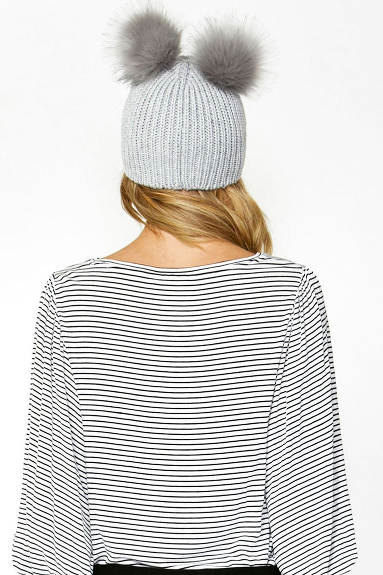 [TEST] Double Pom Pom Beanie
