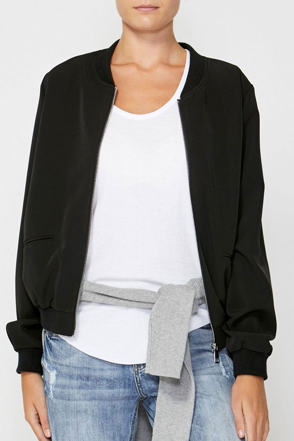[TEST] Heather Bomber Jacket