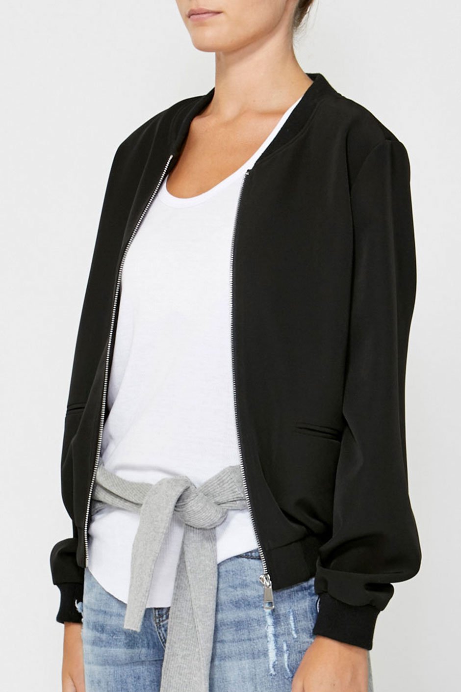 [TEST] Heather Bomber Jacket