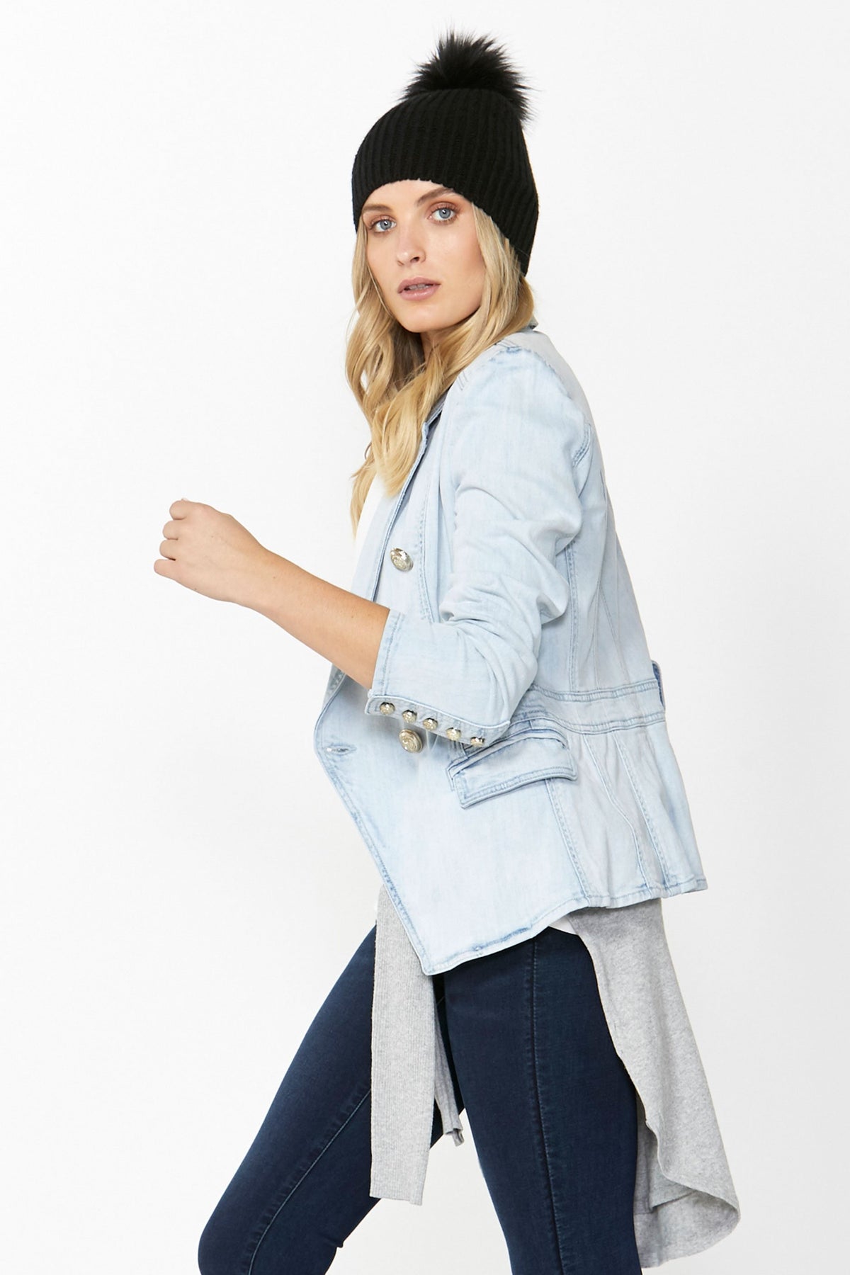 [TEST] Ellen Denim Blazer
