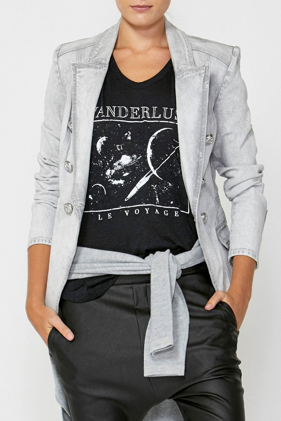 [TEST] Ellen Denim Blazer
