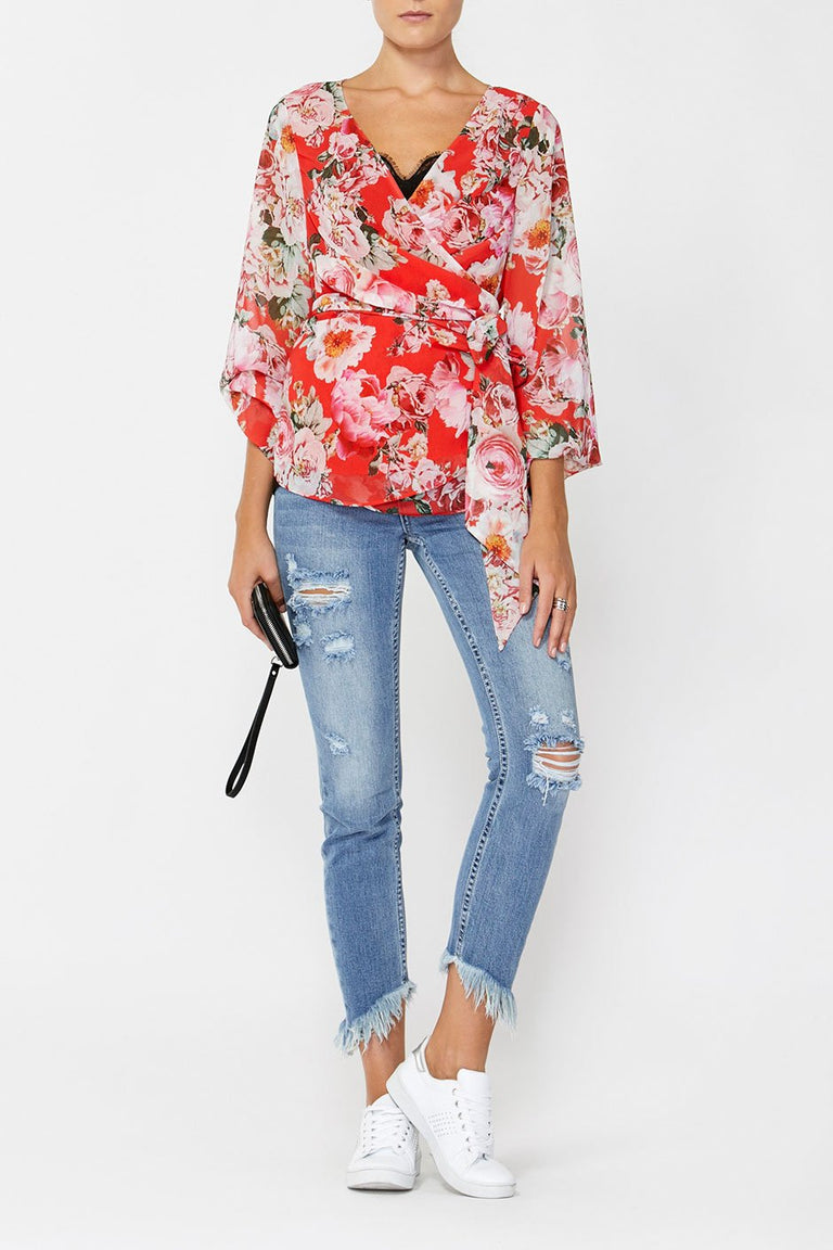 [TEST] Harriet Wrap Blouse