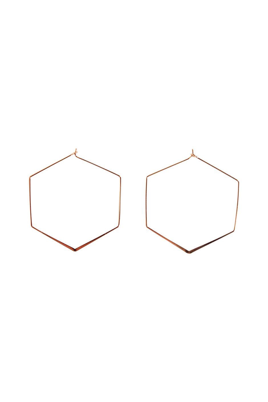 [TEST] Hexagon Hoop Earring
