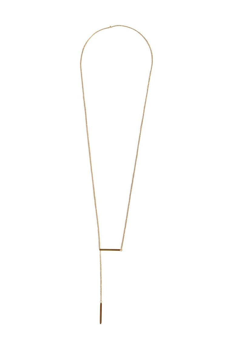 [TEST] Bar Lariat Necklace