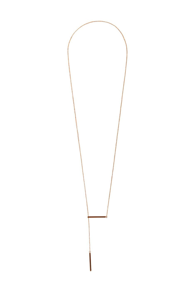 [TEST] Bar Lariat Necklace