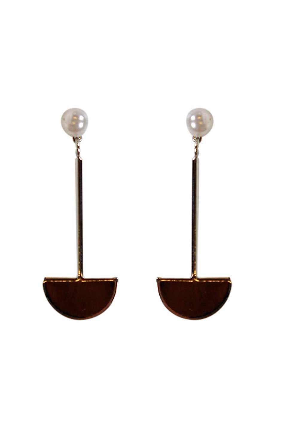 [TEST] Pearl Crest Drop Earring