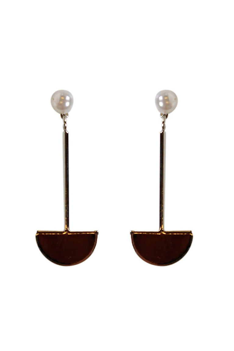[TEST] Pearl Crest Drop Earring