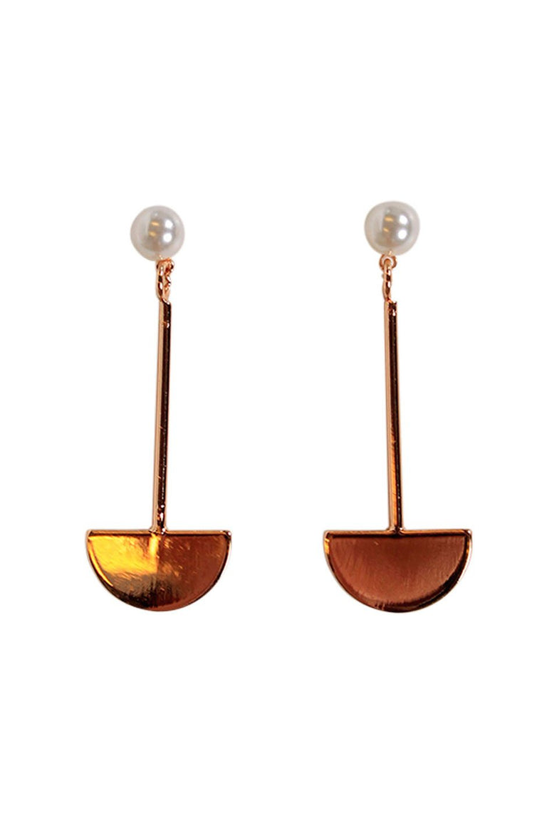 [TEST] Pearl Crest Drop Earring