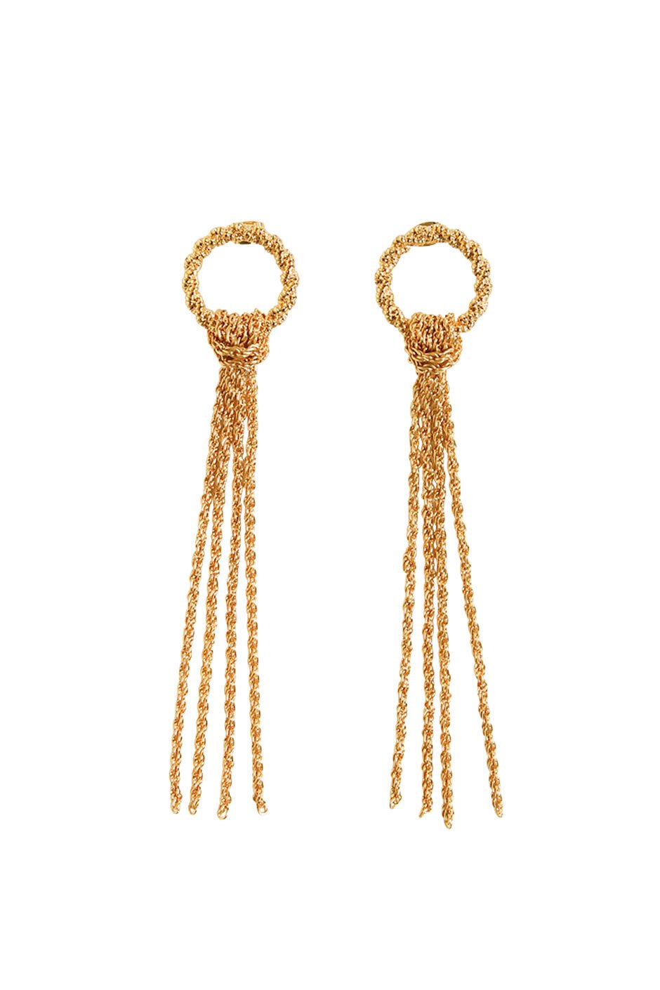 [TEST] Chain Tassel Earring