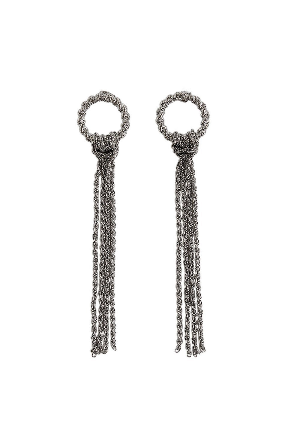 [TEST] Chain Tassel Earring