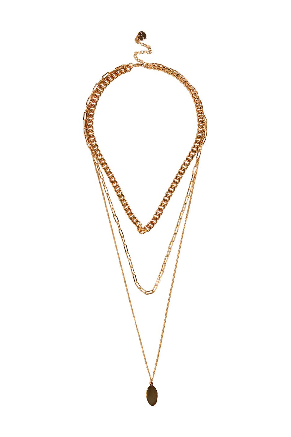 [TEST] Chunky Chain 3 Layer Necklace