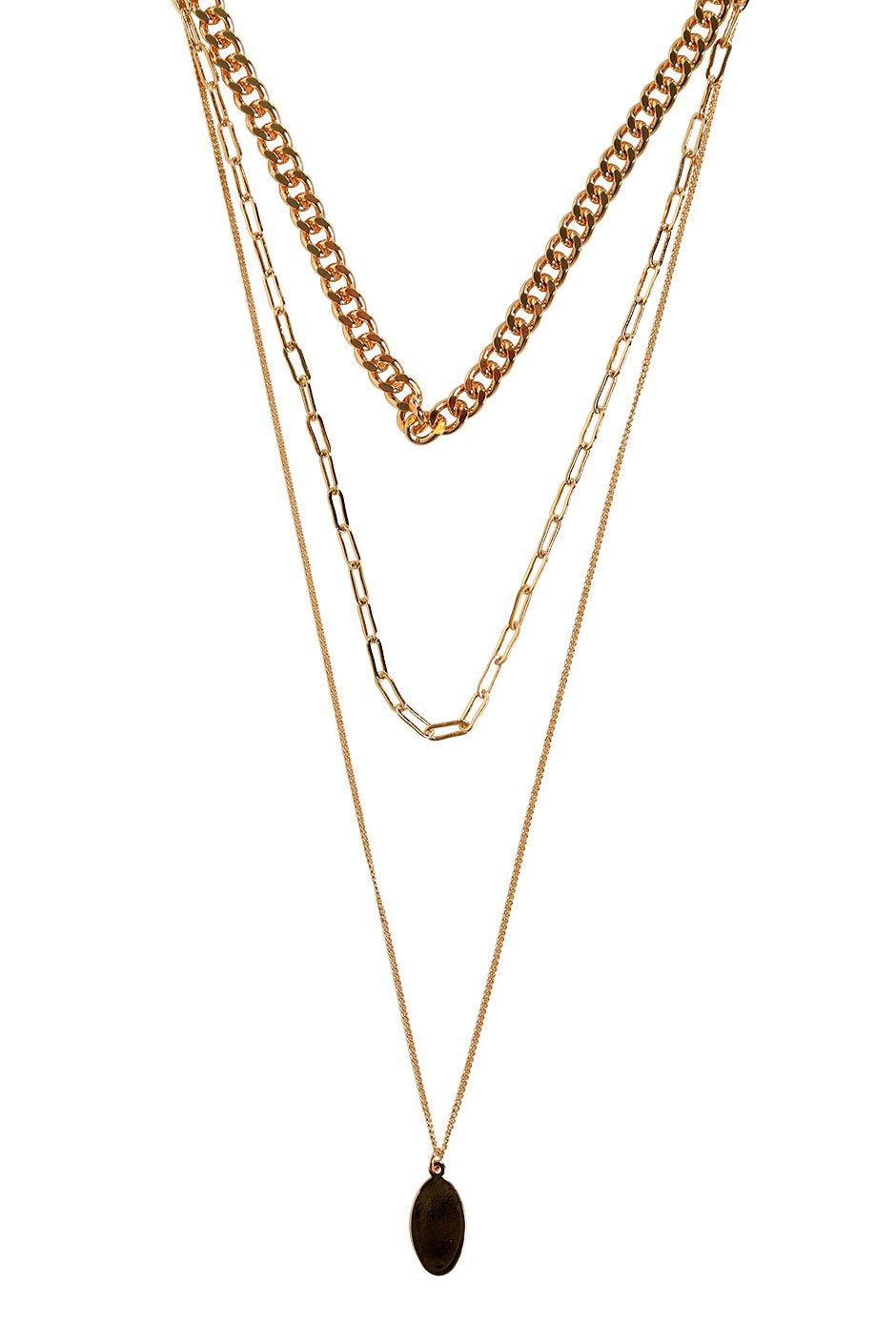 [TEST] Chunky Chain 3 Layer Necklace