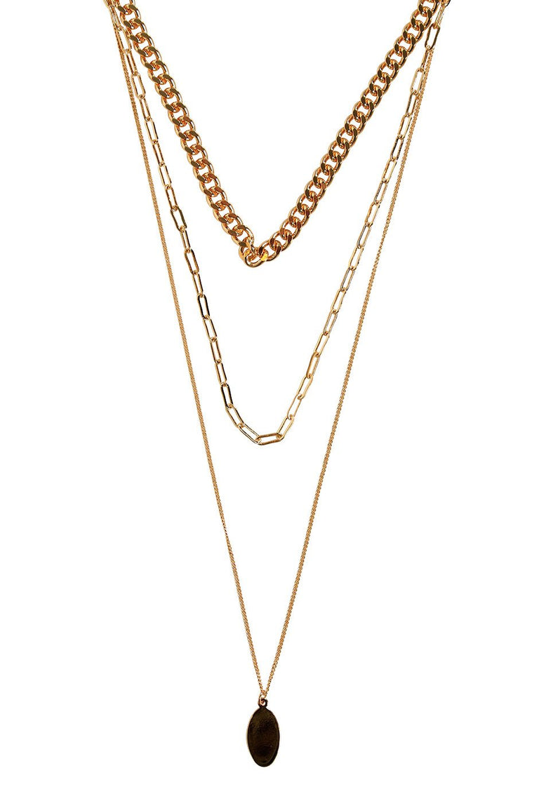 [TEST] Chunky Chain 3 Layer Necklace